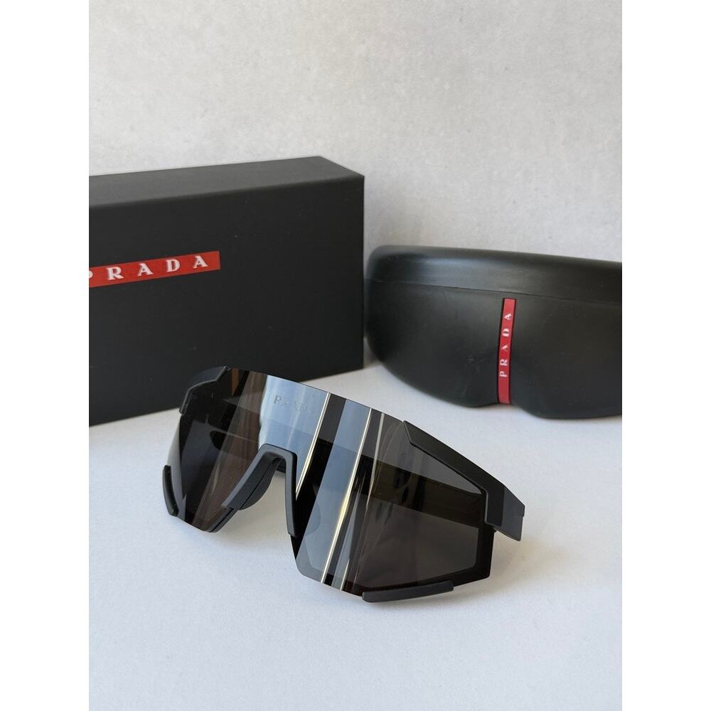 NEW Prada Sport PS04WS Sunglasses in Black $480 - Picture 3 of 7